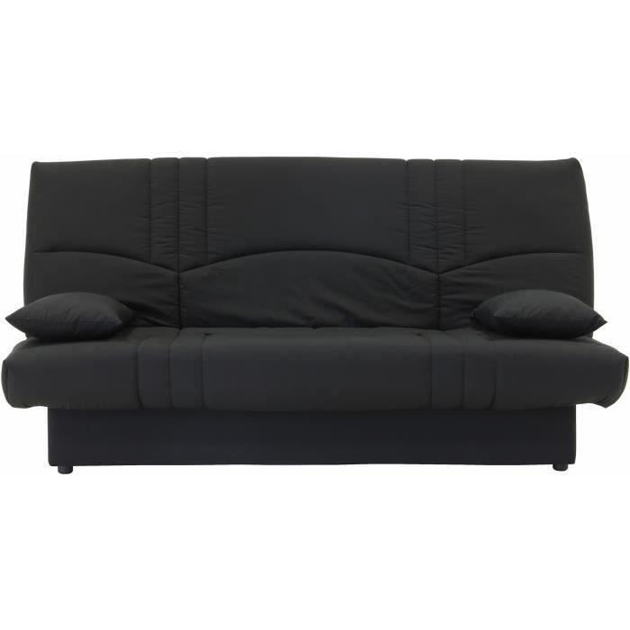 Banquette clic clac 3 places Tissu Style Contemporain 190 x P 92 cm DREAM - vue 5