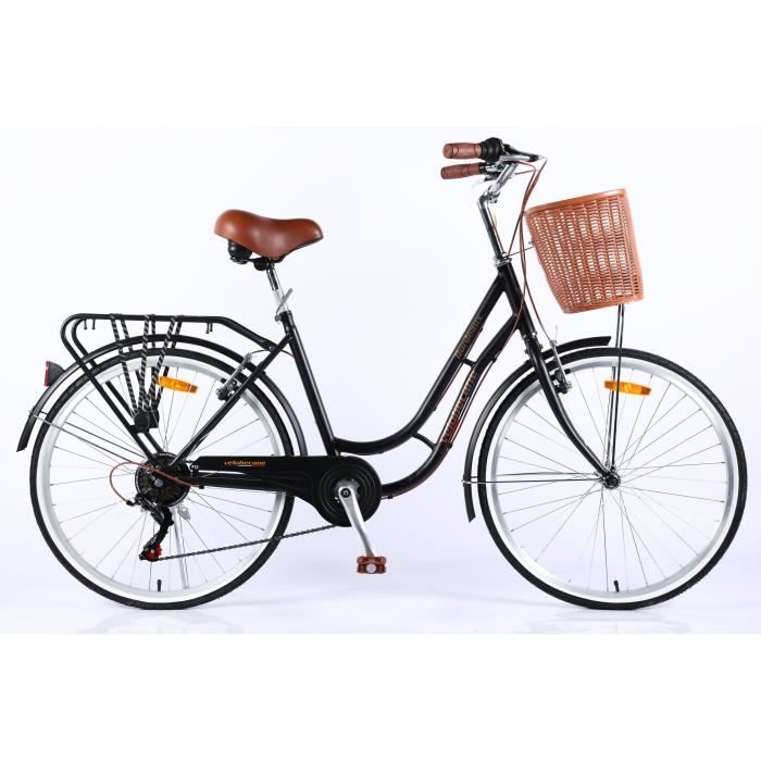 Velobecane Bordeaux V lo de ville noir Cdiscount Sport