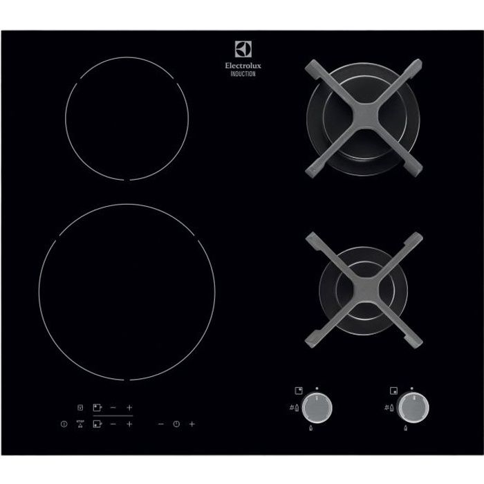 ELECTROLUX EGD6576NOK - Table de cuisson mixte gaz / induction - 4