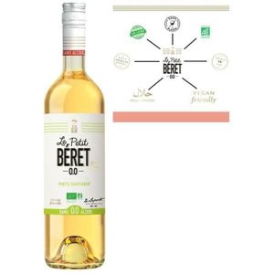 APERITIF SANS ALCOOL Le Petit Béret Sauvignon sans alcool Bio 0.0%