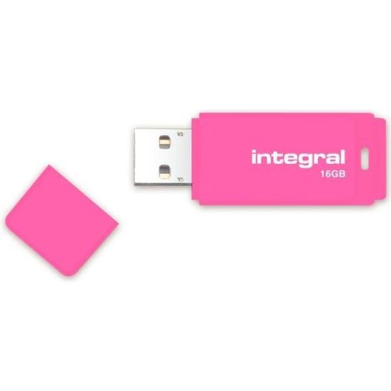 Integral clé USB Neon Rose 16 Go