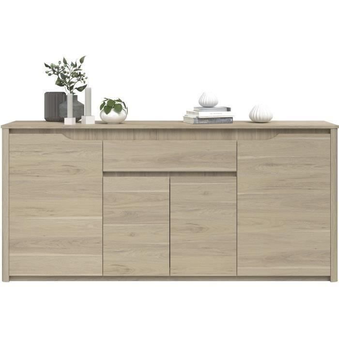 Table Basse Betty Rectangulaire - Décor Chêne - Classique