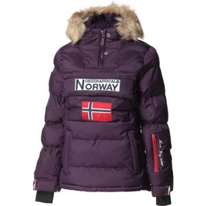 doudoune violette femme