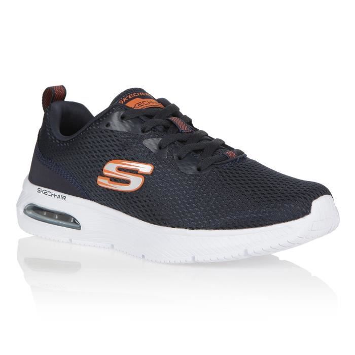 SKECHERS Baskets Dyna Air - Homme - Bleu marine et blanc