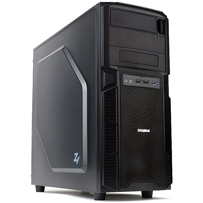 Zalman BOITIER PC Z1 - Moyen Tour - USB3.0 - Format ATX (ZM-Z1)