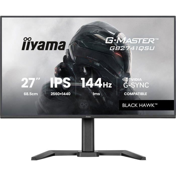 Ecran PC Gamer IIYAMA 27 QHD 144Hz Dalle IPS 1ms Réglable en hauteur G Master Hawk4Hz - vue 10