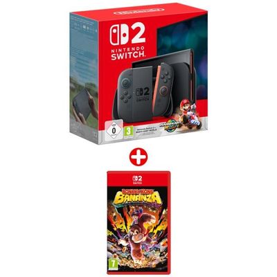 NINTENDO Switch 2 + Mario Kart World + Donkey Kong Bananza