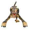 Dinosaure de simulation télécommandé - LEXIBOOK - Velociraptor 45 cm - Mouvements articulés - Effets lumineux - Sons de rugissement-1