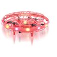 Mini drone volant à induction LEXIBOOK - Contrôle gestuel - Maintien d'altitude - Effets lumineux - Rouge/Noir-2