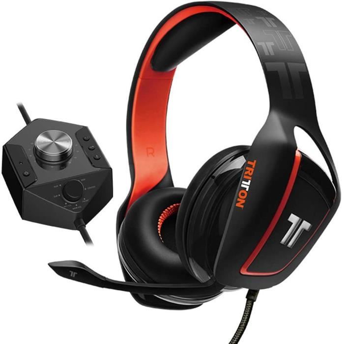 Casque gaming TRITTON ARK Elite 7.1 noir - PS4, Mac et PC