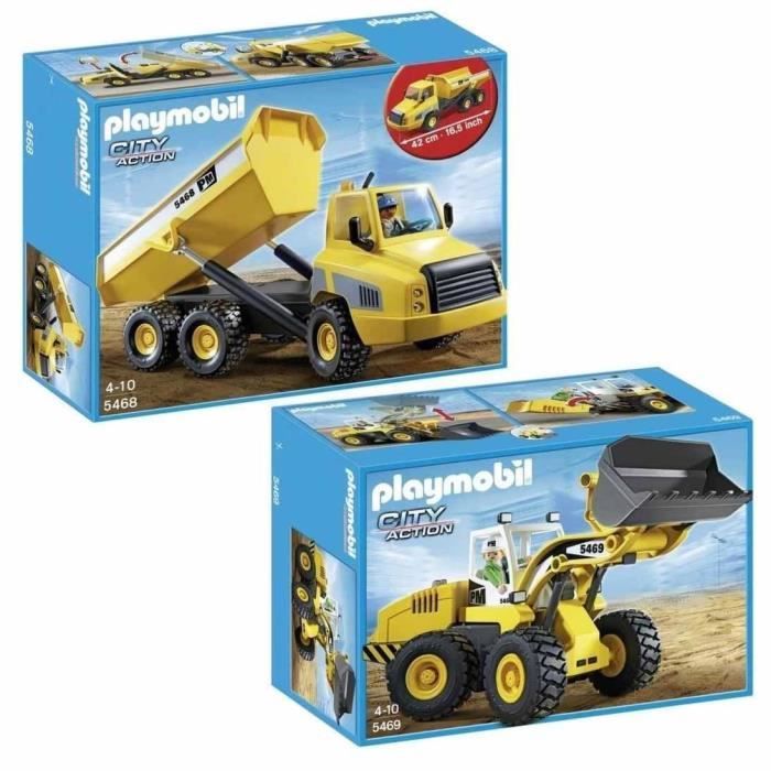 Camion benne shop playmobil 5468
