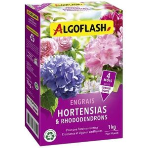 ENGRAIS Engrais Hortensias et Rhododendrons - ALGOFLASH NATURASOL - 1 kg