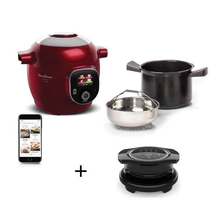 Cookeo CE85B510 + extra crisp, Couvercle Cookeo, 4 programmes - Cdiscount  Electroménager