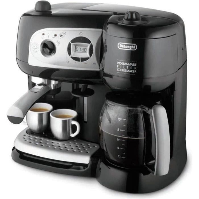 DELONGHI BCO 264.1 - Combiné expresso cafetière - Noir - Café moulu ou dosettes ESE - Pompe 15 bars - 1750W - État correct De'Longhi sur Cdiscount Seconde Vie