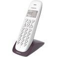 LOGICOM Téléphone sans fil VEGA 150 SOLO Aubergine sans répondeur-1