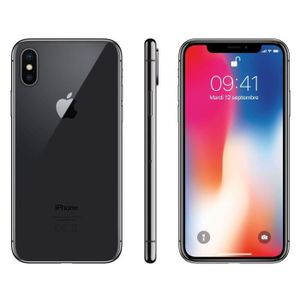 APPLE iPhone X Gris sidéral 64 Go APPLE iPhone X Gris sidéral 64 Go