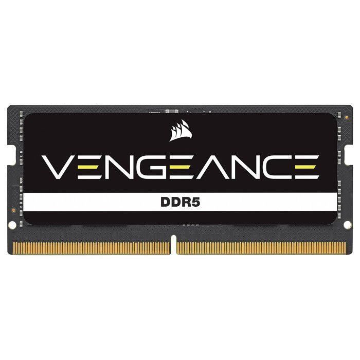 Mémoire RAM - CORSAIR - CMSX16GX5M1A5200C44 - VENGEANCE - DDR5 - 1 x16Go SODIMM - 5200MT/s - CL 44 - 1.1V