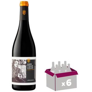 VIN ROUGE Ams Tram Gram L'épicurius 2021 Pays d'Oc - Vin rouge de Languedoc x6