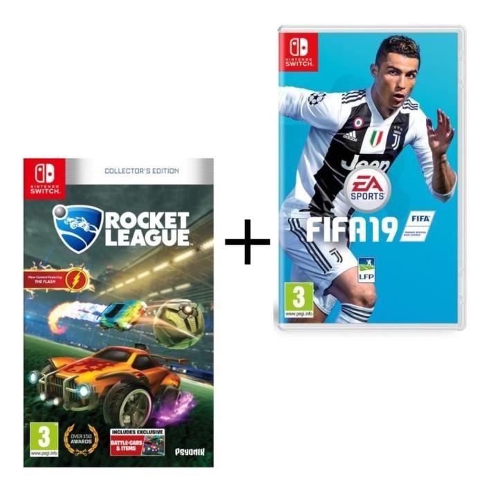 Pack 2 Jeux Switch Fifa 19 Et Rocket League Edition Collector Cdiscount Jeux Video