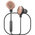 Wiko écouteurs Bluetooth Wishake avec micro Noir/cuivre-1