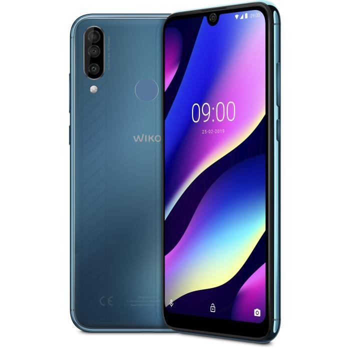 Vente Téléphone portable WIKO View 3 Electro Bleen 64 Go pas cher Vente Téléphone portable WIKO View 3 Electro Bleen 64 Go pas cher