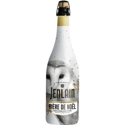 Coffret bière noel JENLAIN : la bouteille de 75cL + 2 verres à Prix  Carrefour