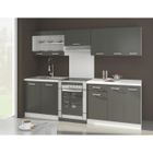DIAMWOOD EXPERT EN EQUIPEMENT ULTRA Cuisine complète avec plan de travail L 2m40 - 7 éléments -Gris mat