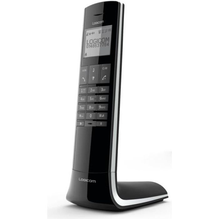 Logicom Luxia 150 Solo Téléphone Sans Fil Sans Répondeur Noir Gris
