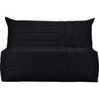 COMFORT BULTEX Banquette BZ 3 places BECCI - Tissu noir - Made in France