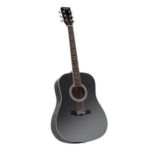 GUITARE DELSON MONTANA Guitare folk 4/4 - Noir