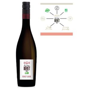 APERITIF SANS ALCOOL Le Petit Béret Pinot noir sans alcool Bio 0.0%