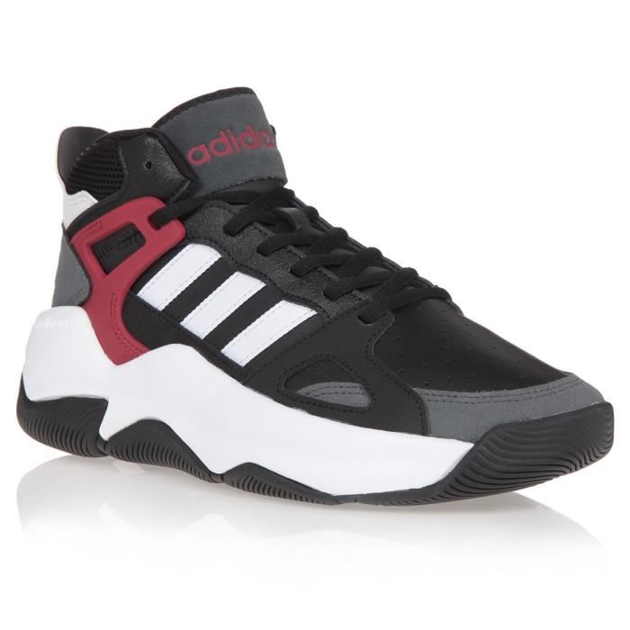Basket adidas rouge 2025 et noir