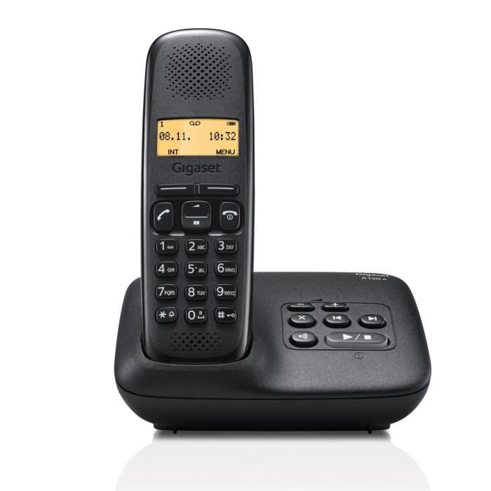 Téléphone fixe Gigaset DA810A avec répondeur