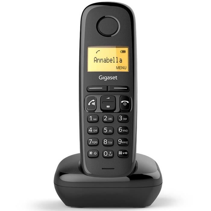 Téléphone sans fil GIGASET CL660A Solo Noir