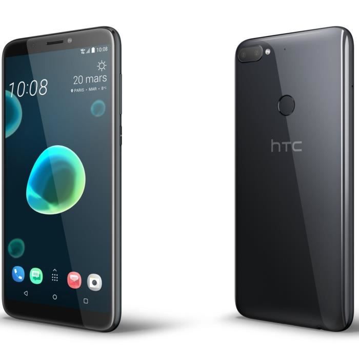 Vente Téléphone portable HTC Desire 12+ Noir pas cher Vente Téléphone portable HTC Desire 12+ Noir pas cher