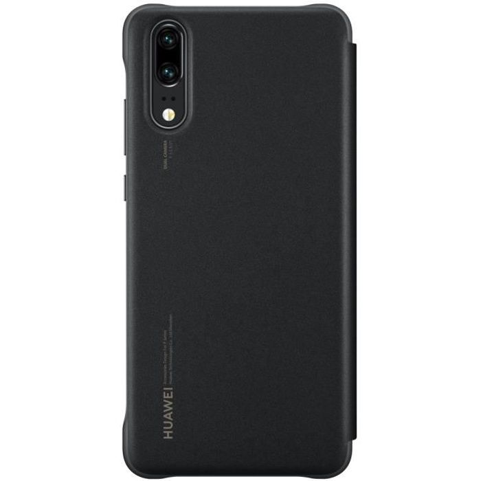 Noir DENDICO Coque Huawei P20 Pro Briller Portefeuille à Rabat Protection Flip Case en Cuir avec Fentes de Cartes pour Huawei P20 Pro 