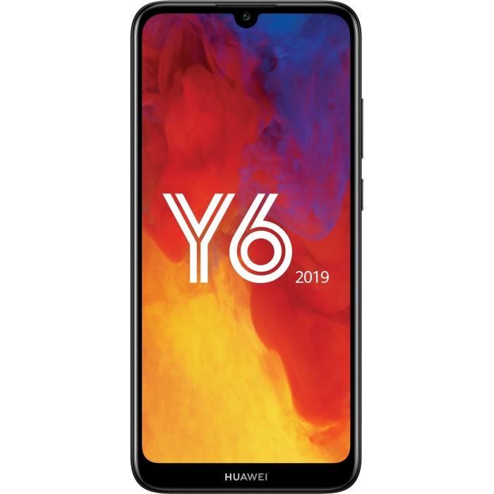 Vente Téléphone portable Smartphone HUAWEI Y6 2019 Noir 32 Go pas cher Vente Téléphone portable Smartphone HUAWEI Y6 2019 Noir 32 Go pas cher