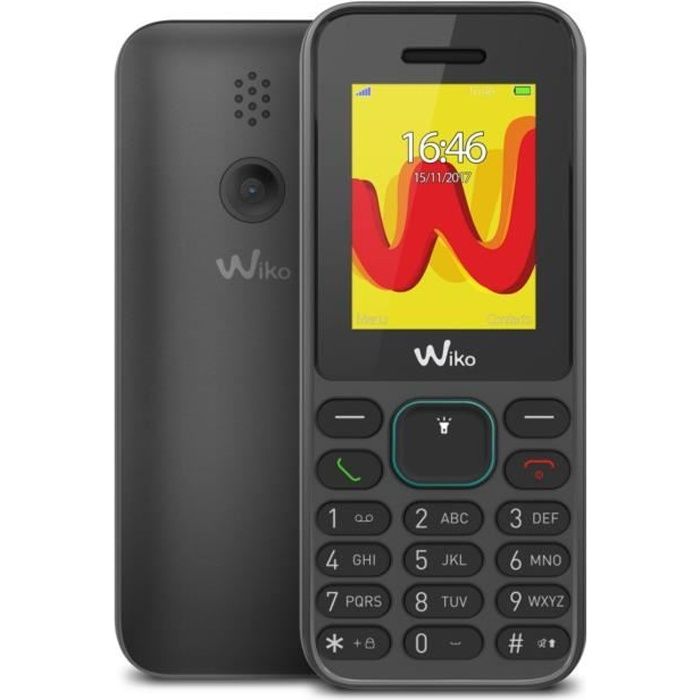 Téléphone portable - WIKO - Lubi 5 Noir - 1,8\