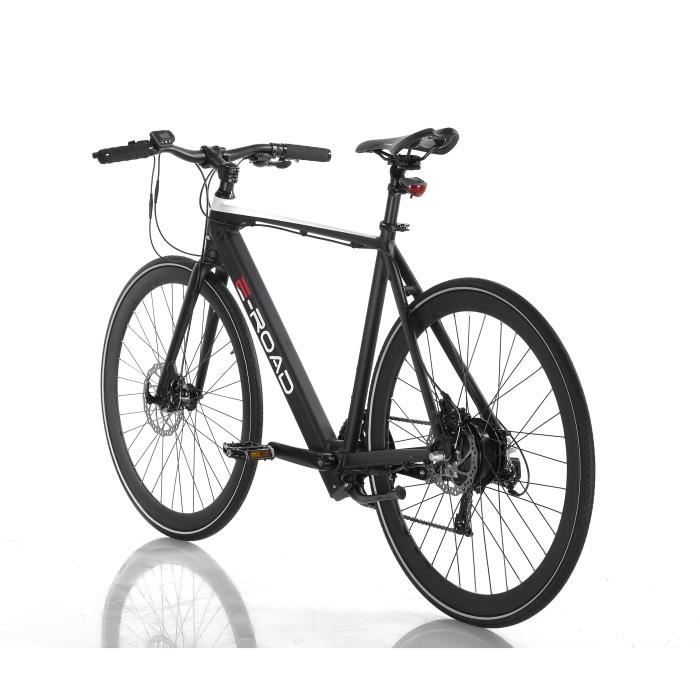 E ROAD Velo electrique Apollo Pluto R 27 5 250W 36V 7 8Ah Noir Cdiscount Sport