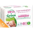 LOVE AND GREEN Couches Pack 1 Mois - Taille 2 - 216 Couches-0