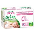 LOVE AND GREEN Couches Pack 1 Mois - Taille 2 - 216 Couches-1