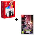 Pack : Console Nintendo Switch OLED Blanche + Pokémon Perle Scintillante Switch-0