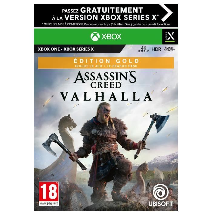 Ubisoft Assassin'S Creed Vaolhalla Edition Gold Jeu Xbox Series X - Xbox One