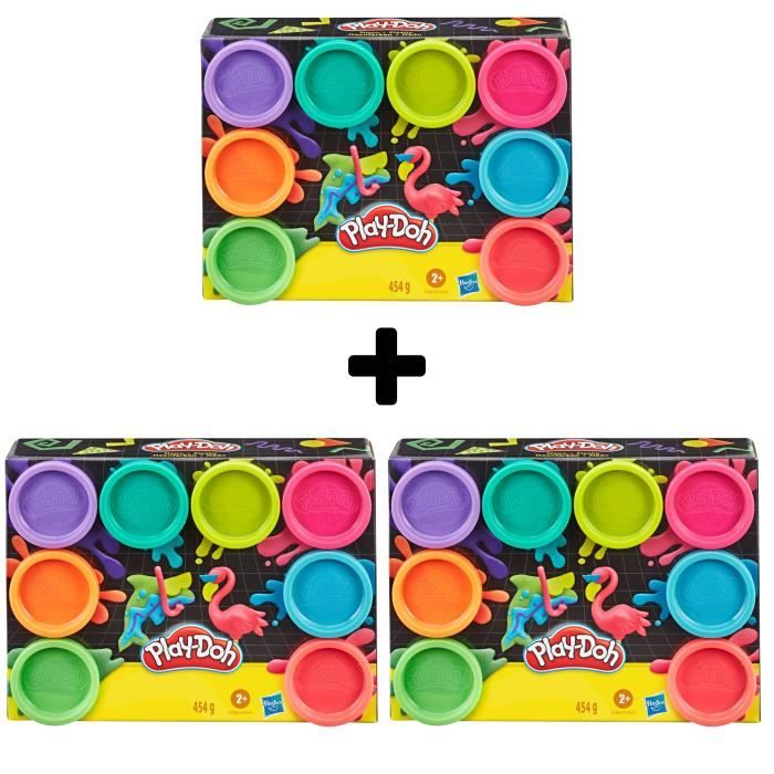Play Doh Pack de 8 Pots de Pâte à Modeler Couleurs Arc en Ciel 8 x 56 g Activités Créatives pour Filles et Garçons dès Jouets pour Enfants - vue 6