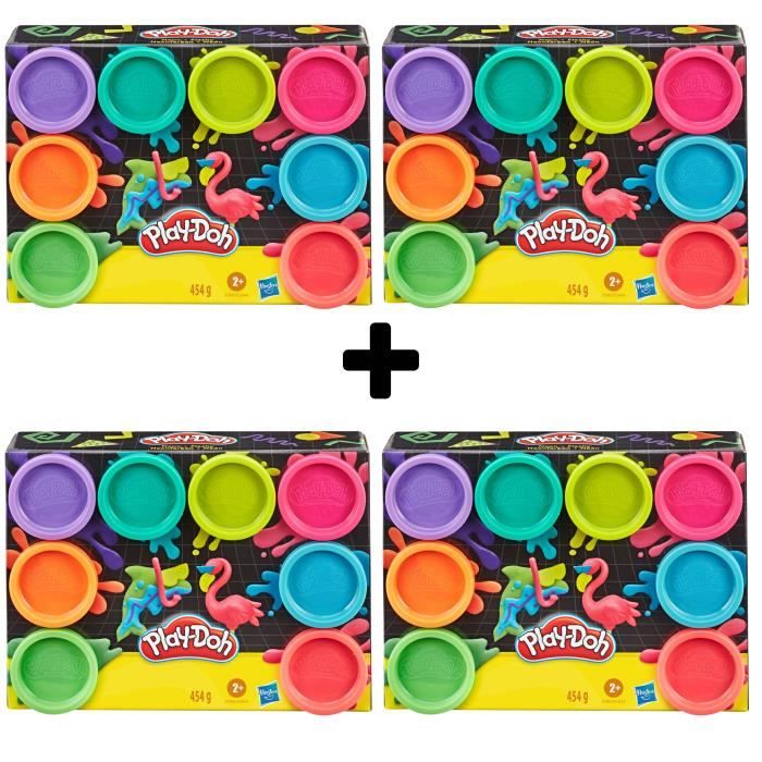 Play Doh Pack de 8 Pots de Pâte à Modeler Couleurs Arc en Ciel 8 x 56 g Activités Créatives pour Filles et Garçons dès Jouets pour Enfants - vue 7