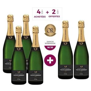 CHAMPAGNE 4 achetées + 2 offertes - Champagne Veuve Doussot 