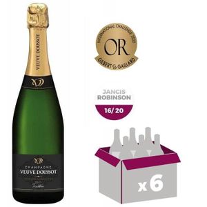 CHAMPAGNE 4 achetées + 2 offertes - Champagne Veuve Doussot 