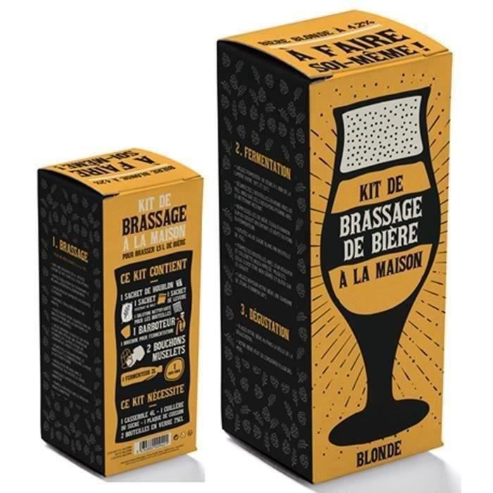 Kit de brassage - Bière blonde 4,2° - 1,5L - La cave Cdiscount