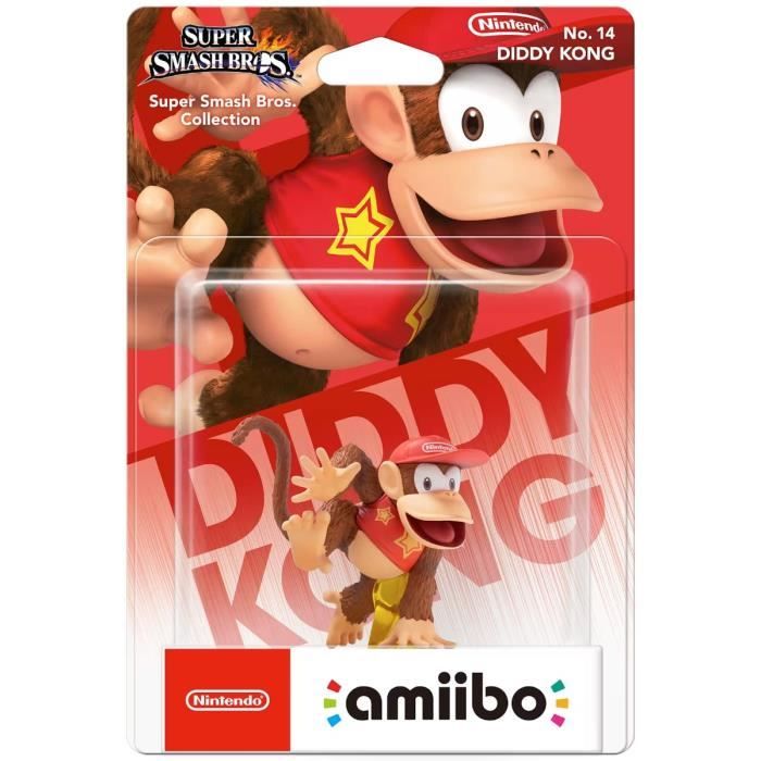 Figurine Amiibo Super Smash Bros Diddy Kong Nintendo La Figurine