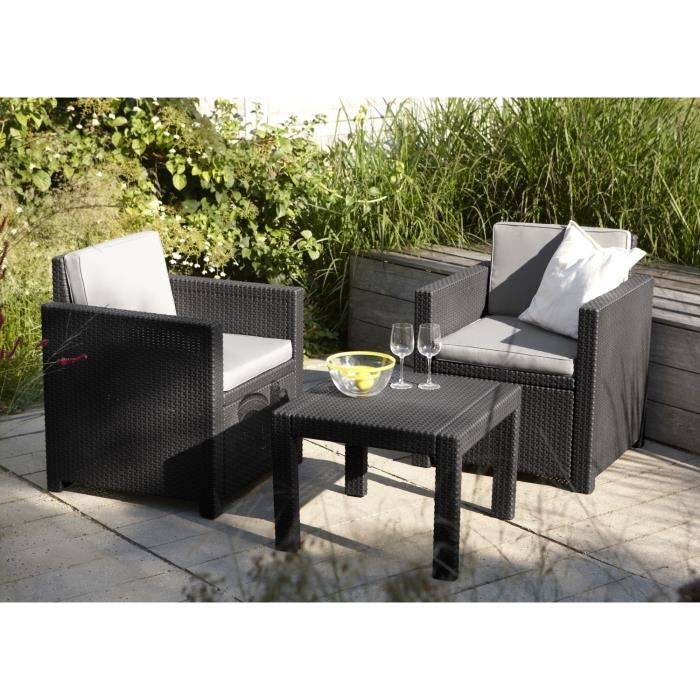 Salon de jardin 2 places pas cher Salon de jardin 2 places pas cher